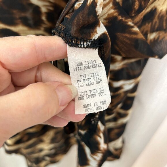 Show Me Your Mumu Overlay Tunic Top Women's Size Small Leopard Print Lightweight - Picture 4 of 8